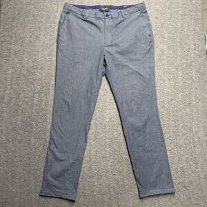 Scotch & Soda Stuart Chino Pant Mens 38x31* Navy Blue Slim Fit Tapered Preppy